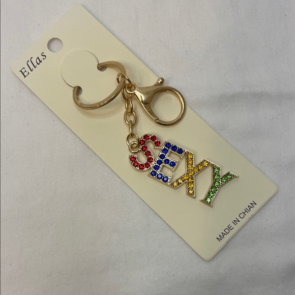 Accessories - Rhinestone 'SEXY' Keychain
